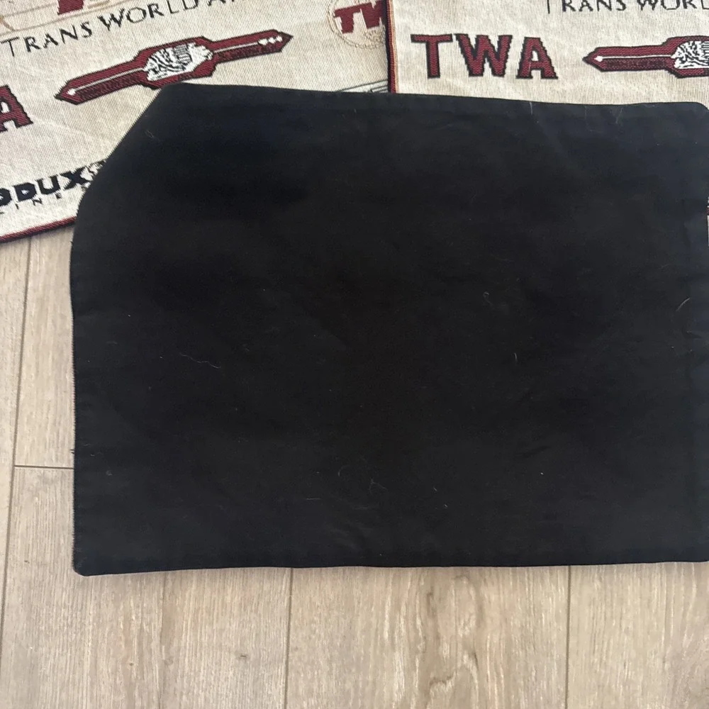 4 TWA Trans World Airlines Woven Corporate History MADDUX STANDARD AIRLINES